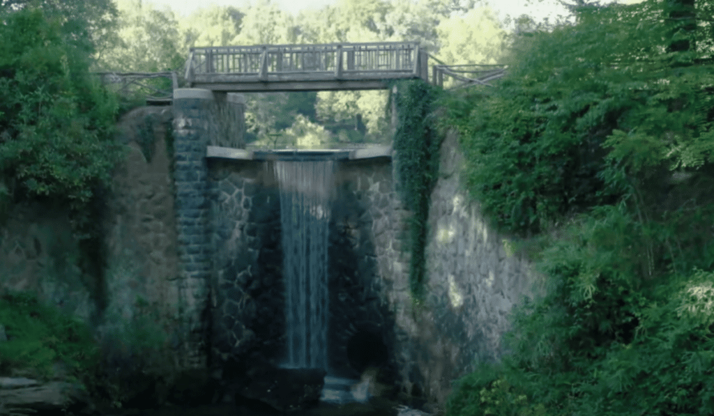Olmsted Biltmore Estate Waterfall Bridge
